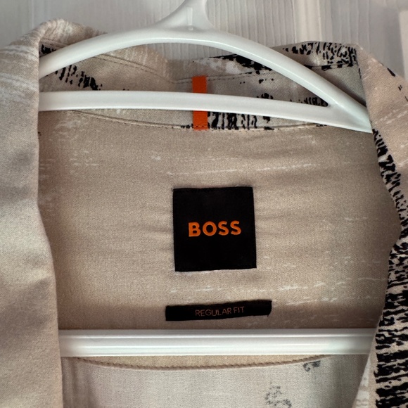 BOSS Rayer Short Sleeve Button Up Shirt XL - Picture 3 of 4
